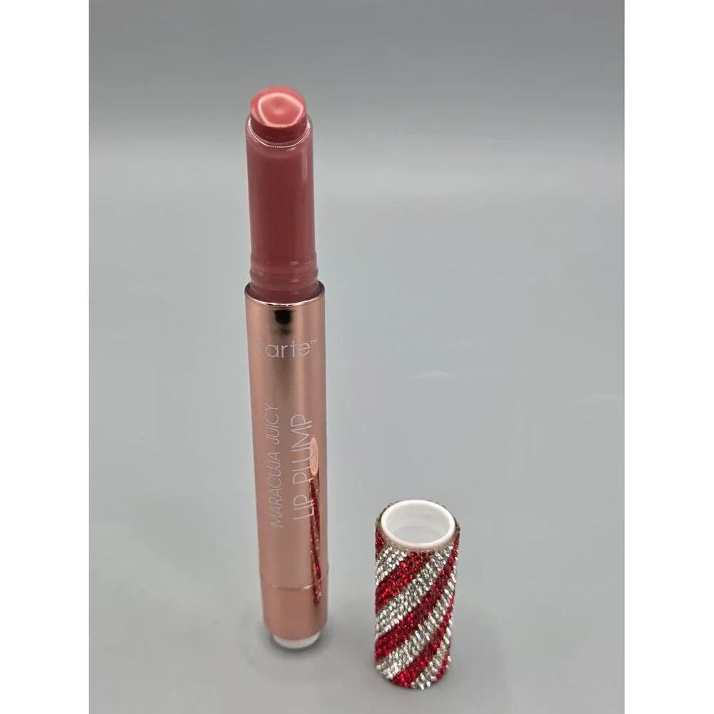 Tarte Maracuja Juicy Lip Plump Gloss Crystal Red Bling Cap